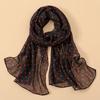 Women's Chiffon Dot Scarf Shawl Versatile Sun Protection Decorative Scarves Luxury Elegant Lady