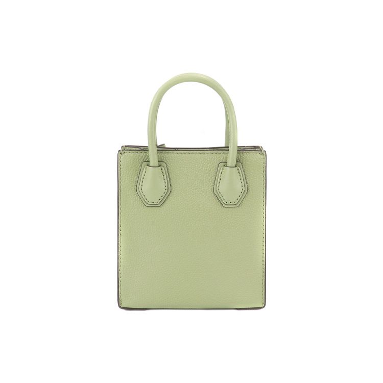 Michael Kors MK Mercer Solid Color Commuter Accordion Bag Women Shoulder Bag Light-Green 35S1GM9T0L-LIGHT-SAGE