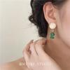 2025 Summer French Retro Acrylic Colorblock Fairy Whitening Earrings - Elegant Niche Ear Jewelry