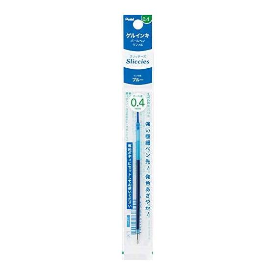 Сменный стержень для шариковой ручки Pentel Slitchies Refill 0.4 Синий XBGRN4C