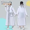 Raincoat for Women, Long Version for Electric Scooters, Full-Body Storm-Proof, Transparent Single-Person Rain Poncho for Adults