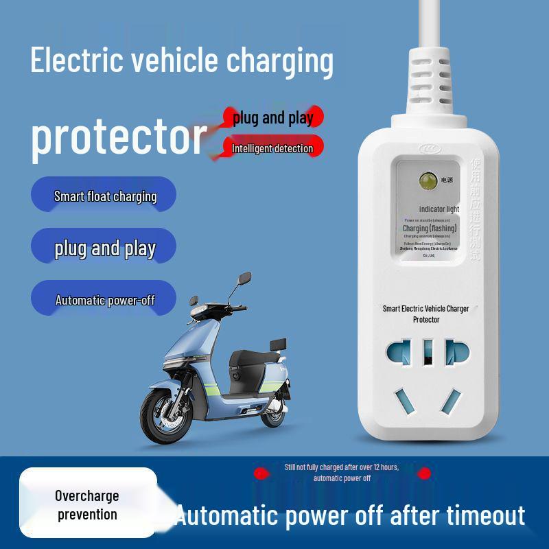 Electric Vehicle Charging Power-off Protector Timer Extension Cord