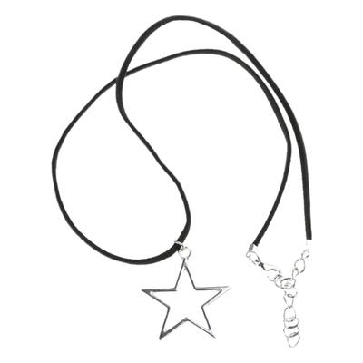 Fashion Hollow Star Pendant Necklace Sweet Cool Clavicle Chain Adjustable Rope Choker Jewelry Simple Cord Neck Chain