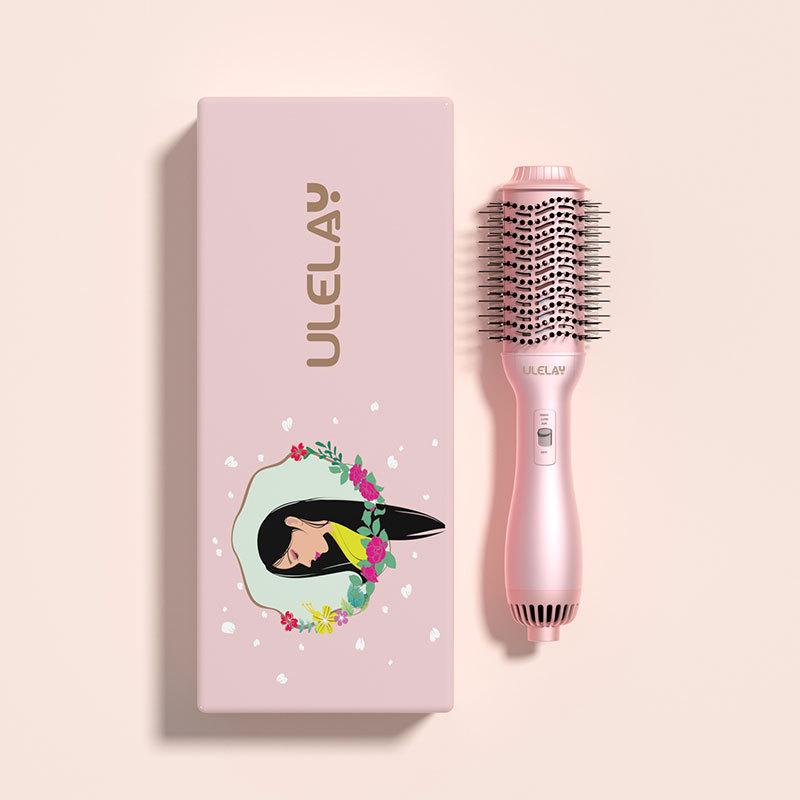 

Ионная щетка для укладки волос горячим воздухом: Сушка феном, расчесывание, завивка и выпрямление «все в одном» розовый