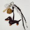 Multipurpose Sausage Dog Key Pendant Sturdy PU Materials Construction with Attention to Detail Daily Casual Wear