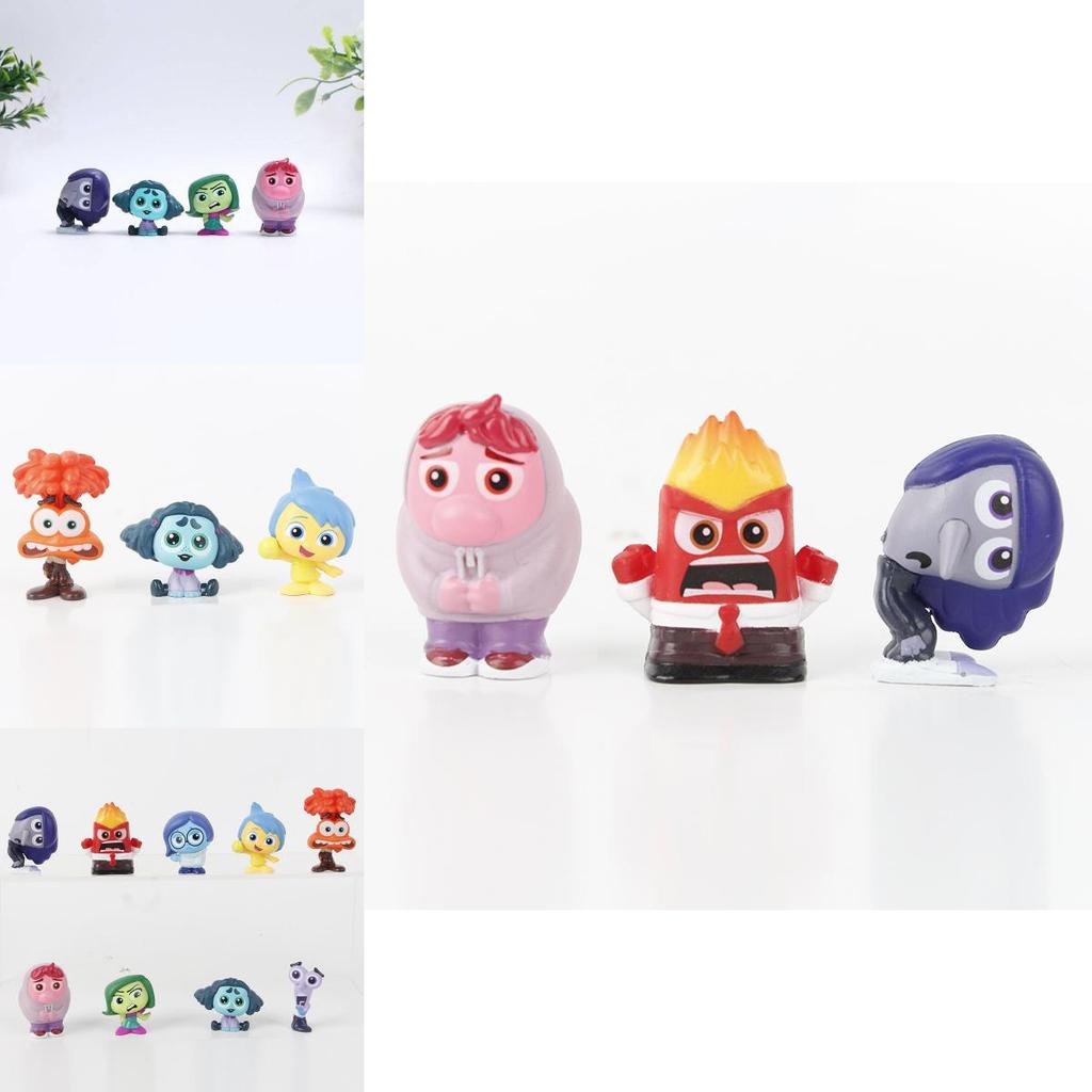 Miniature Inside Out Emotion Figures Pvc Collectible Toys Fun And Colorful Designs