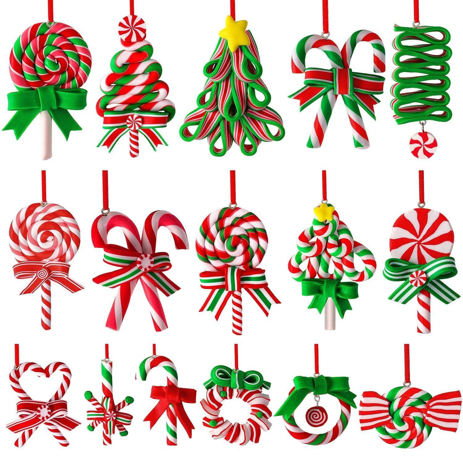

16 Pcs Set Christmas Decorations, Ornaments for Christmas Tree, for Holiday Party and Family Activities, Festive Home Decor