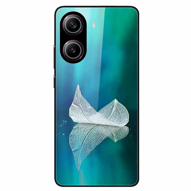 For Poco X7 Pro 5G Case Flower Hard Back Cover Tempered Glass Cases for Xiaomi Poco X 7 Pro X7Pro Hard Shells PocoX7Pro 2025 New
