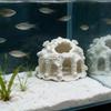 Textured Design Coral Shelter House Plastic Fish Shrimp Breeding Shelter  Aquarium Use
