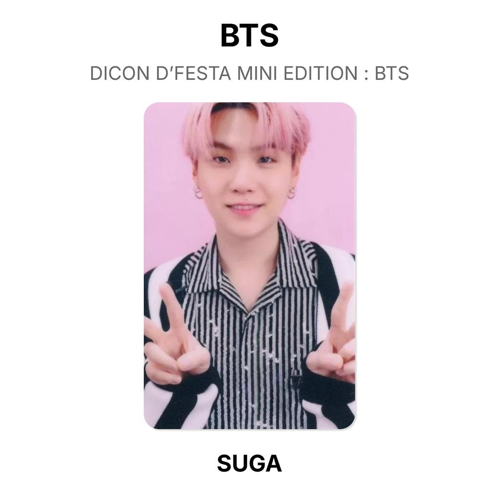 BTS DICON D’FESTA MINI EDITION : BTS Official Photocard