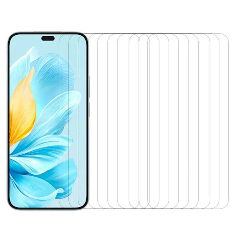 

RURIHAI 10Pcs For Honor 200 Lite Screen Protector High Aluminium-Silicon Glass 2.5D Clear 0.26mm