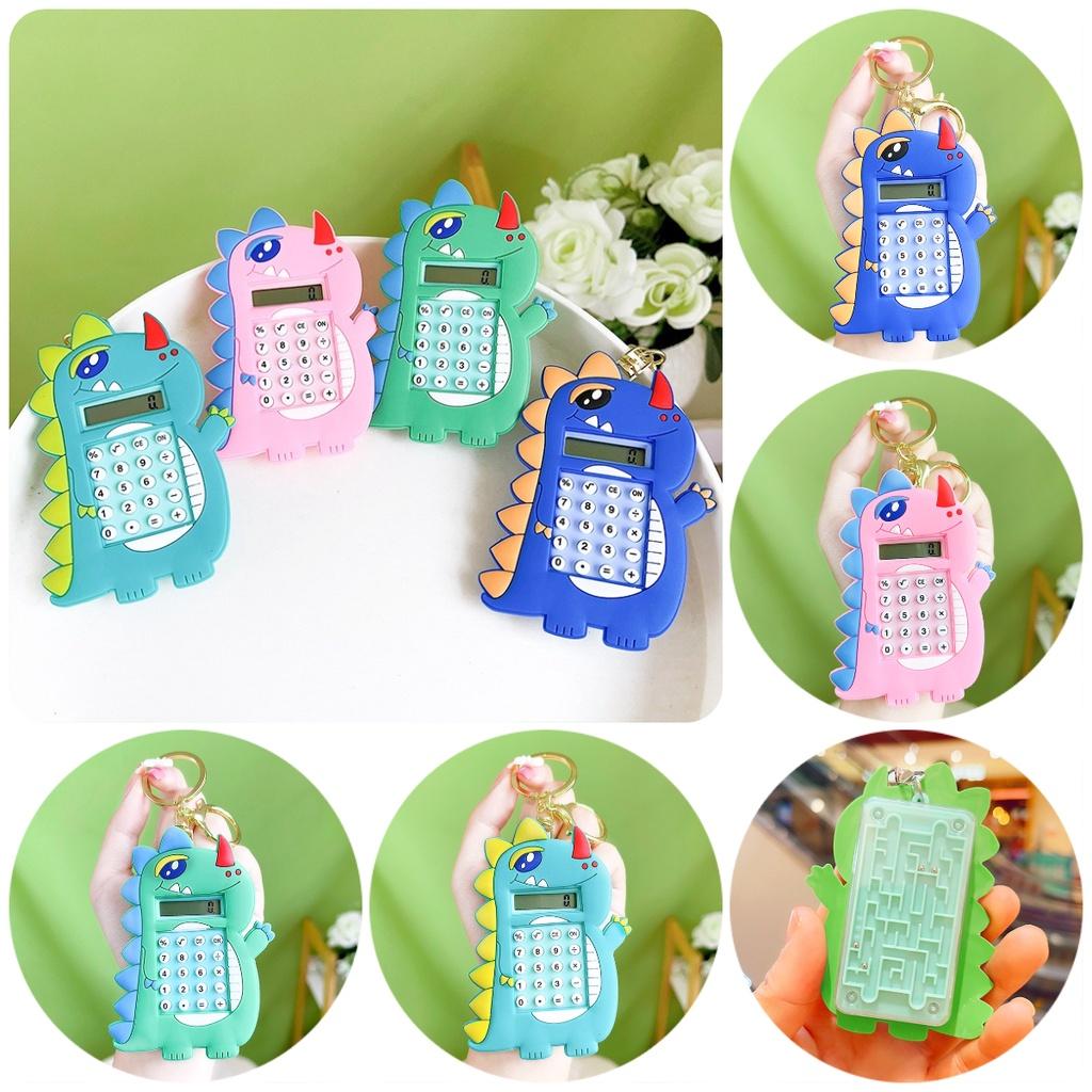 Lovely Resin Dinosaur Maze Keychain Creative Kids Toy Decoration