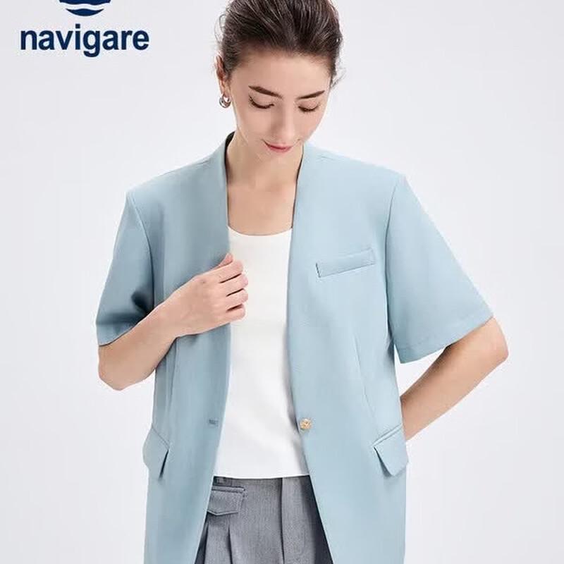 Navigare Women s Short-Sleeved Commuter Blazer L