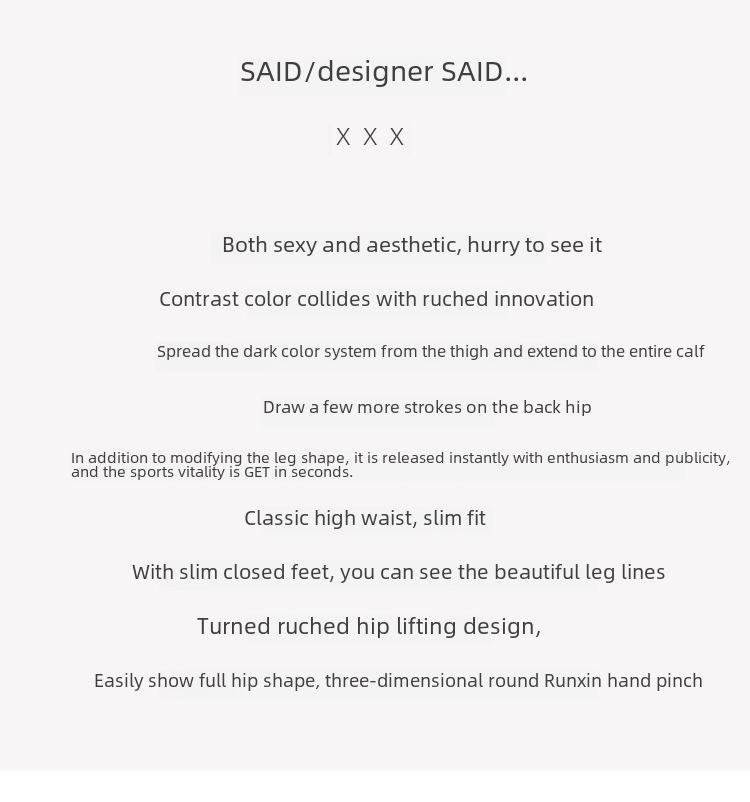 SUELLIAN Sexy Pfirsichfarbene, hüfthebende, schnelltrocknende Yogahose für Damen