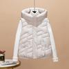 Autumn and Winter New Short Sleeveless Cotton Clothes Vest Thickened Casual Design Vest Jacket Cotton Vest Women
