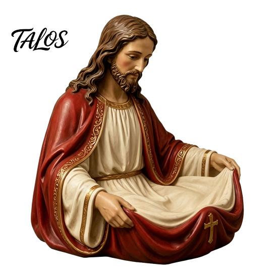 Jewelry Storage Box, with Jesus or Virgin Design Religious Tray, Compact Multi-Use Faith Atmosphere Jewelry Holder, for Prayer Beads Crystal Ores