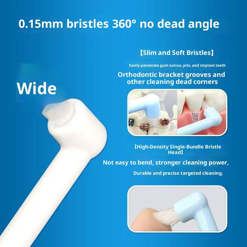 Interdental Toothbrush Single Head Soft Brush For People With Brace Gap Cleaning Tool Teeth Cleaning Tooth-Floss Oral Care Tool