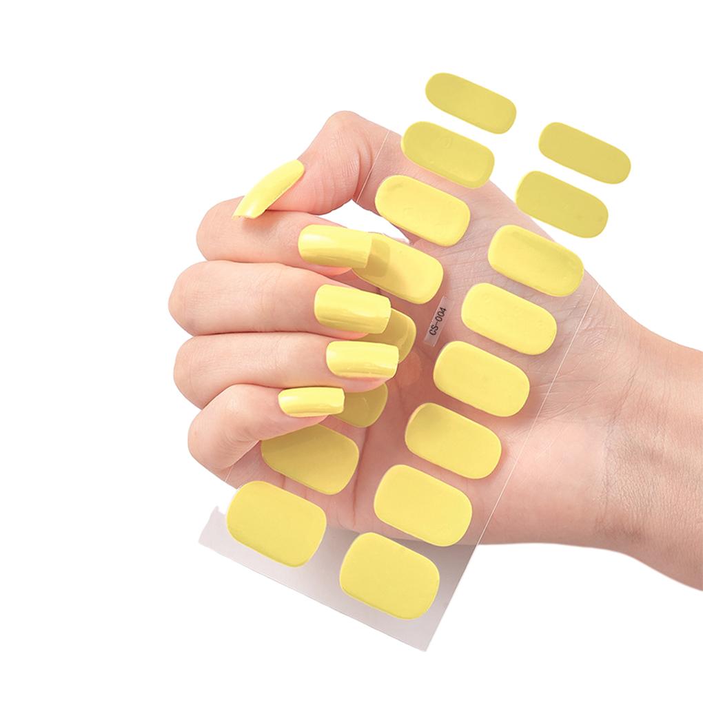 Nail Stickers Long-lasting And Fashionable Nail Art Deco Safe PVC Stickers For Nails Nail Wraps Simple And Easy, CS025