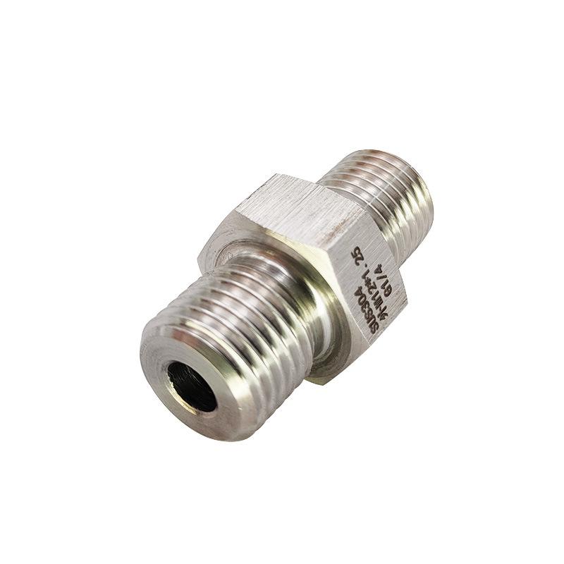 Stainless Steel 304 Thread Adapter: M12x1.25 Male to G1/4 BSP Male (0979)