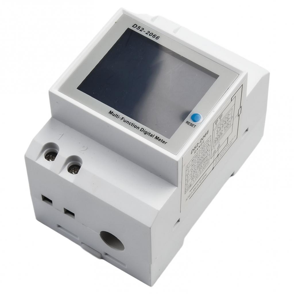 6 In 1 100A DIN Rail AC Power Meter. AC Power Meter Din Rail