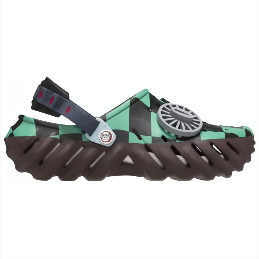 Demon Slayer x Crocs Echo Clog Tanjiro Sneakers Unisex Verde Marrone 209317-2ZH