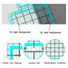 Yousheng 4Pcs Acrylic Quilting Ruler 4.5/6/9.5/12.5-Inch Square Fabric Cutting Patchwork Ruler with Clear Mark DIY Sewing Craft Projects Template