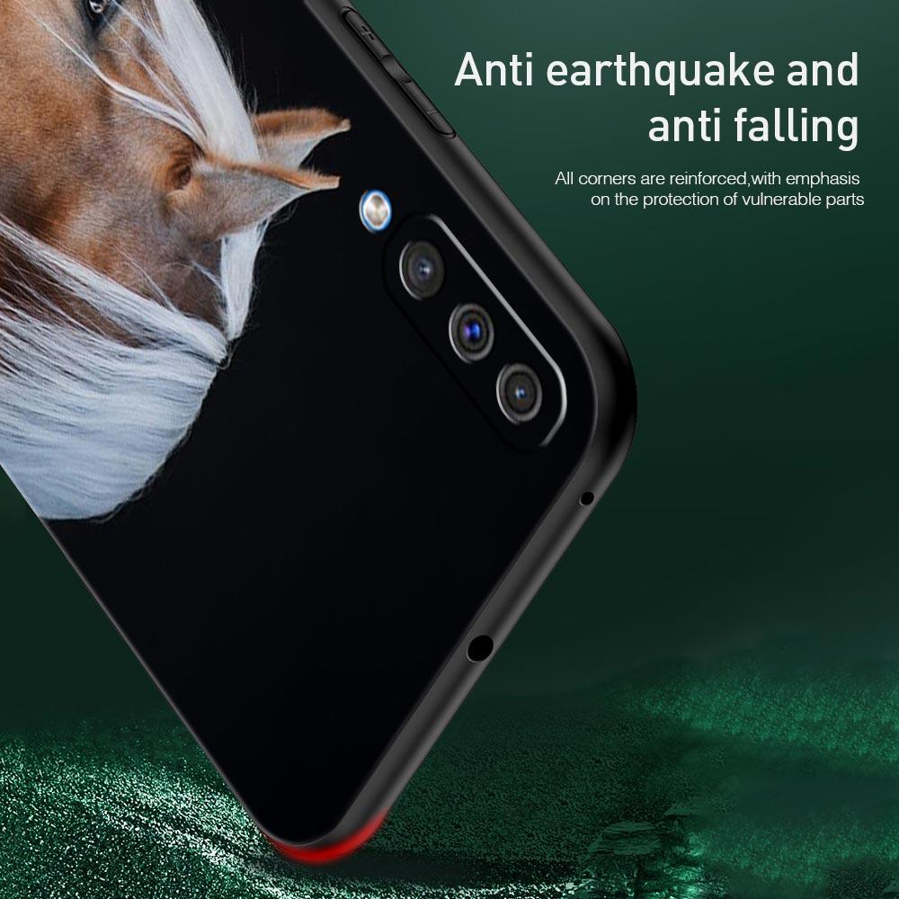 Animal Horse Phone Case for Samsung Galaxy A56 A54 A42 A36 A34 A26 A24 A16 A14 A12 A06 A50 A52 A10 5G Soft TPU Shell Fundas Bags