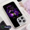 MHA Tokoyami Mobile Phone Case for iPhone 17 16 15 14 13 12 11 Air Pro Max Plus Magsafe Silver Plating Colorful Cover Cover