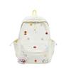 Schoolbag new sweet and cute Mori backpack for junior high school students with large capacity, school bag, travel, commute, leisure backpack