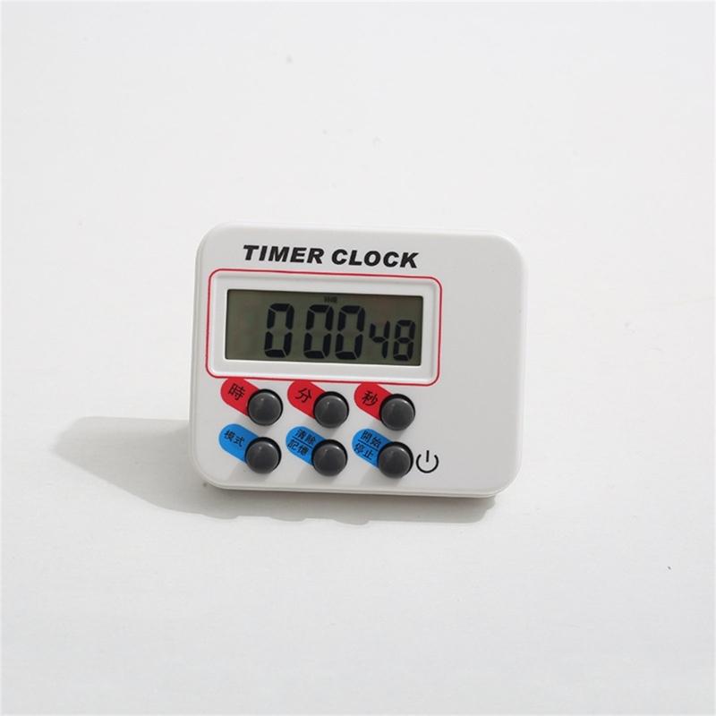 Plastic Count Down Timer For Home Baking Plastic Body Digital Kitchen Timer With Magnetic Backing Accurate Clock