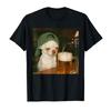 Chihuahua Bier Aufdruck Lustiges T-Shirt Damen Sommer Kurzarm Rundhals T-Shirt Damen Kawaii Tops Harajuku Frühling Y2k Kleidung