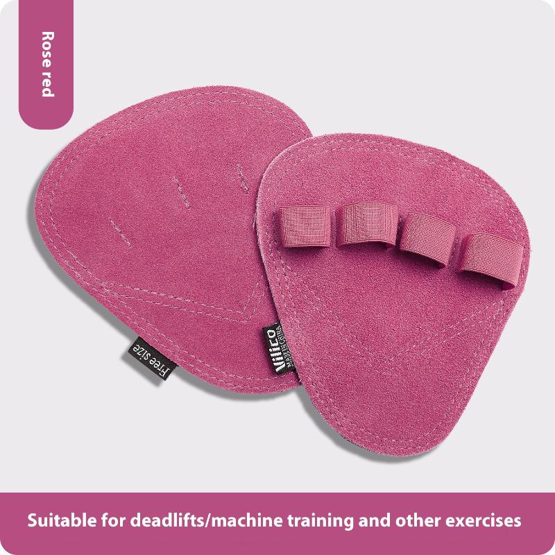 Cowhide Gym Gloves Grips Anti-Skid Weight Power Belt Lifting Pads Deadlift Belt Workout Crossfit Fitness Gloves Palm Protection