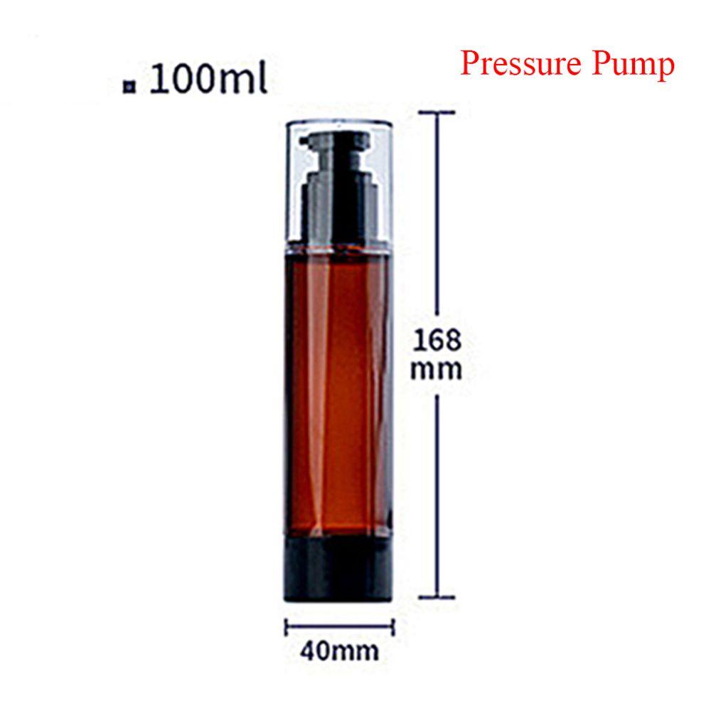 

Cosmetic Ultra-Fine Mist Portable Press Vacuum Bottle Pressure Pump Spray Bottle Vacuum Flask Beak-100ml коричневый