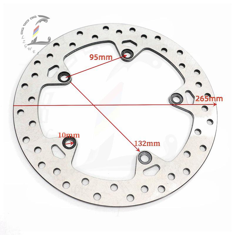Fits BMW Rear Brake Disc: F650GS, F700GS, F800GS/GT, F800R, F800ST