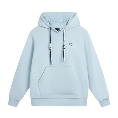 Li Ning Sports Lifestyle Series Loose Fit Hooded Graphic Embroidered Sweatshirt Women Sweatshirt AWDV988-4