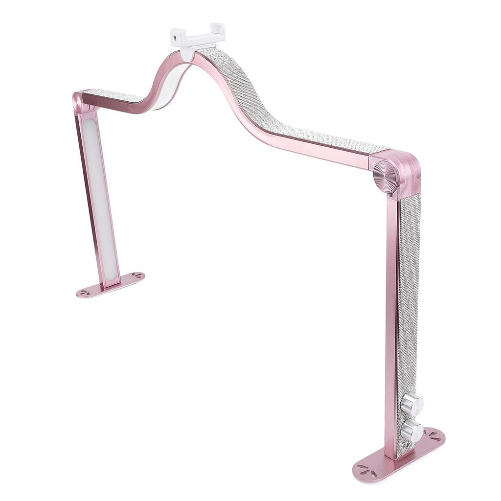 Tisch Nagellampe 3000K-6000K LED Nagellampe Faltbare Große Nagellampe mit Handyhalter für