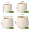 Ying Tang Imitation Cement Large Plastic Floor Flower Pot