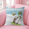Office Cushion Pillowcase Car Cushion Cover45X45CM Lumbar Pillowcase Sofa Pillowcover Mascot TTina cute And MMilo