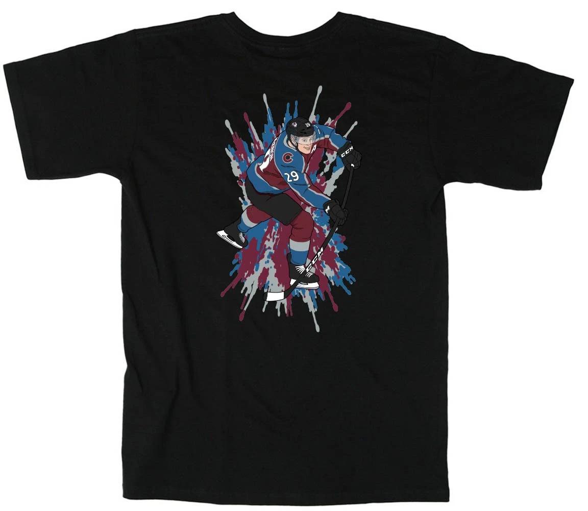 Nathan MacKinnon Spray Paint Avalanche Shirt T-Shirt Adult 2XL XL
