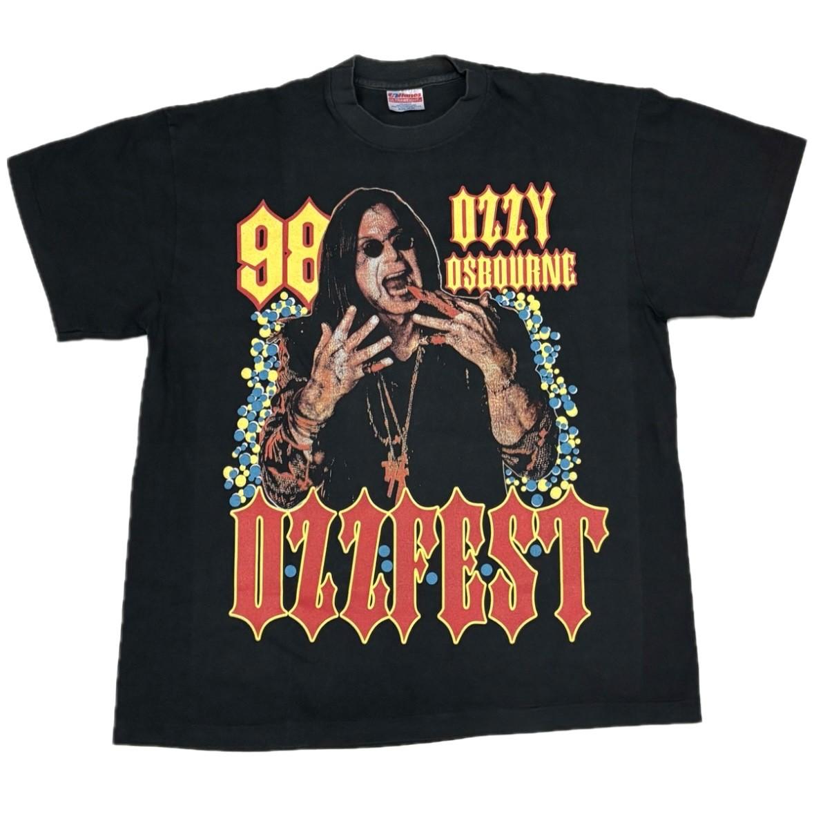 Vintage Ozzy Ozzfest 1998 Osbourne Concert Band XL Single Stitch T-Shirt REPRINT XL