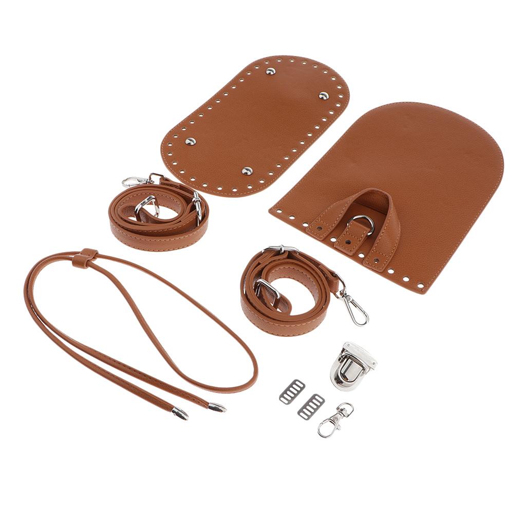 

Complete Leather Crochet Bag Making Kits Tote Bag Handbag DIY Leathercraft