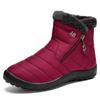 Women's Fleece-Lined High Top Warm Cotton Snow Boots - Plus Size