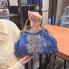 2025 New Fashion Single Shoulder Crossbody Bag Handbag Women's Fashion Denim Small Bag Women