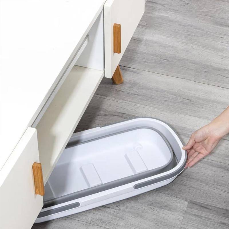 Faltbarer Eimer Tragbarer Falteimer Autowaschbecken Silikon-Wascheimer Camping Home Faltbarer Reinigungsmopp-Eimer