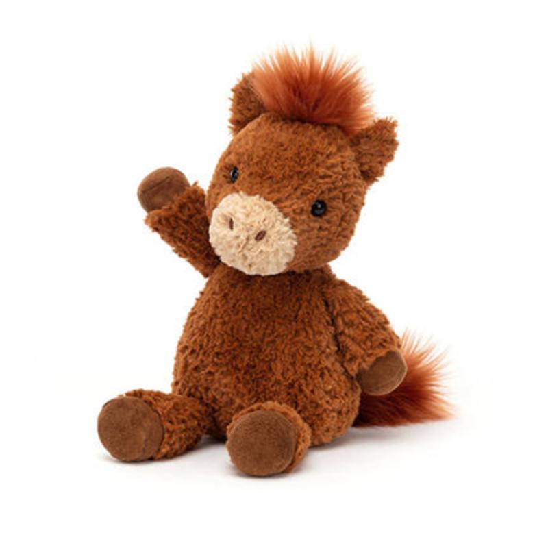 JELLYCAT Jungle Animals Flossy Pony Brown Doll Plush Doll 28cm Height