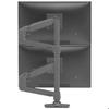 Ergotron Support de table pour écran LX Dual Arm Stacking Tall Desk Mount 2 Écran(s) 38,1 cm (15) - 101,6 cm (40) noi