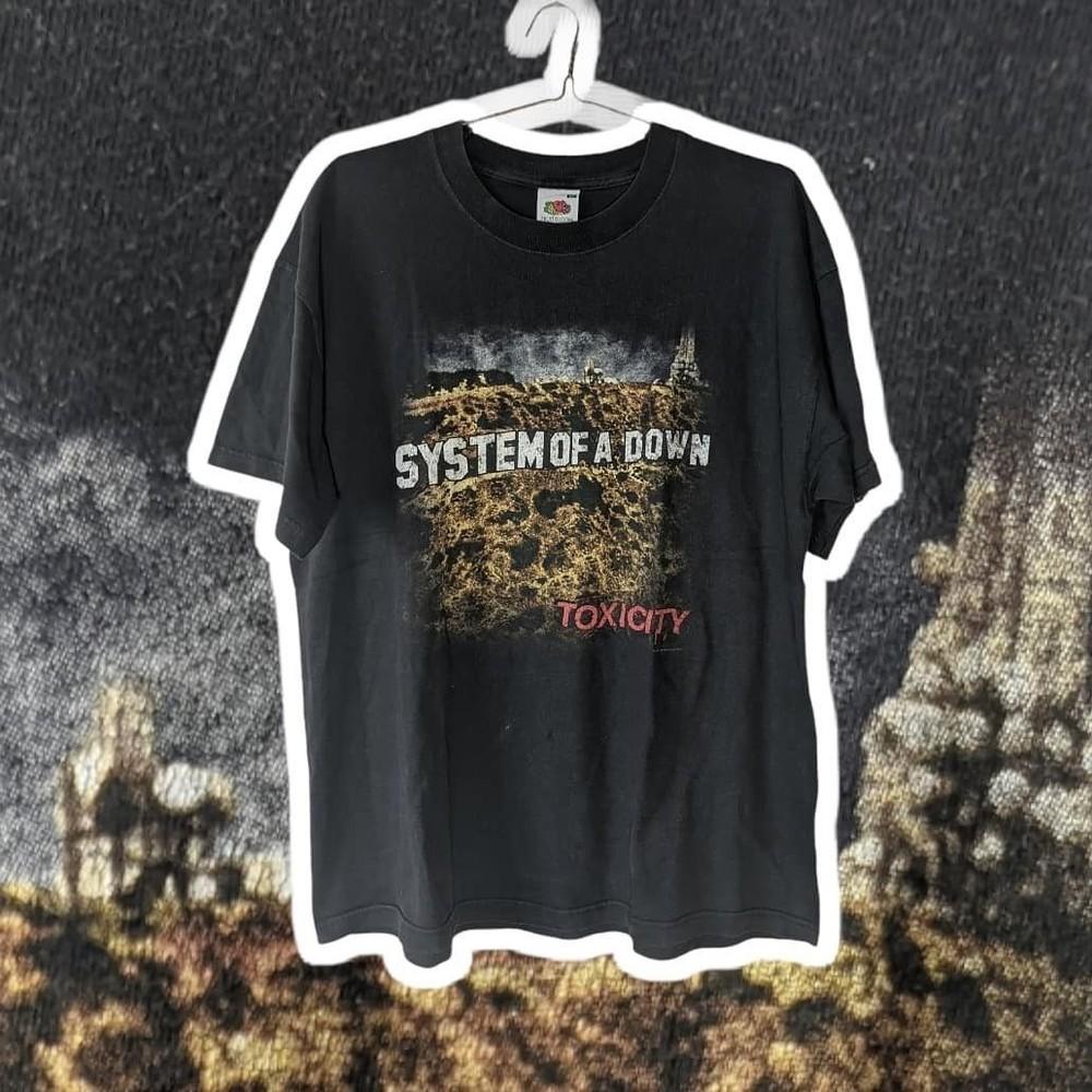 System of a Down Toxicity Tričko Vintage Tričko Rockové Kapely