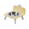 Gamelle Antidérapante pour Chien sur Pied Surélevée pour Animaux de Compagnie Gamelle Chat Cœur Utilisation Intérieure