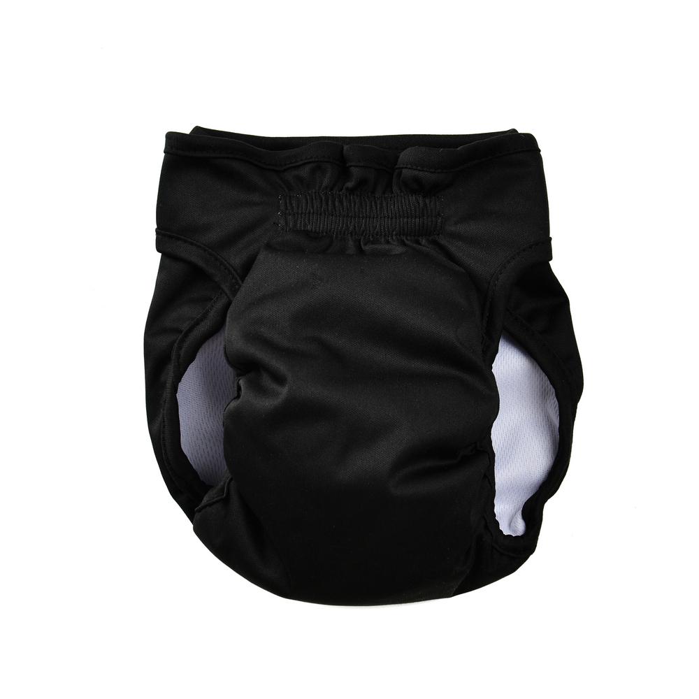 

Reusable Female Dog Diapers Small Medium Dogs Waterproof Puppy Physiological Pants Adjustable Pet Menstruation Underwear Pug XS（old） чёрный