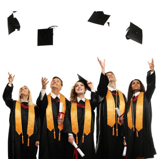 Adults Unisex Matte Graduation Cap And Gown Set with 2026 Tassel Graduation Sash Honor Cord for High School College Bachelor